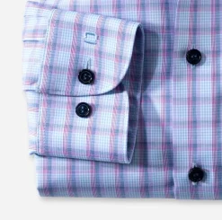 Olymp Miesten Kauluspaita 2172-14-95 BODY FIT Punainen Ruutu