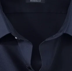 Olymp miesten kauluspaita, OLYMP LUXOR MODERN FIT COBALT Tummansininen