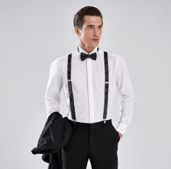 Olymp miesten smokkipaita, +HIHA Valkoinen