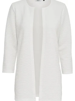 Only Trikooneuletakki, Leco 7/8 Luonnonvalkoinen