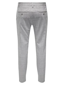 Only and Sons chinokset, MARK PANT 7130 CHECK Ruskea Ruutu