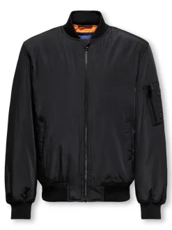 Only and Sons Junior lasten takki OSJJoshua Bomber, musta