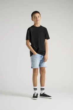 Only and Sons Junior lasten t-paita OSJMAX LIFE SS STITCH TEE NOOS, musta