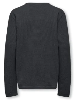 Only and Sons Junior lasten neule, OSJPANTER REG CREW KNIT NOOS Tummansininen