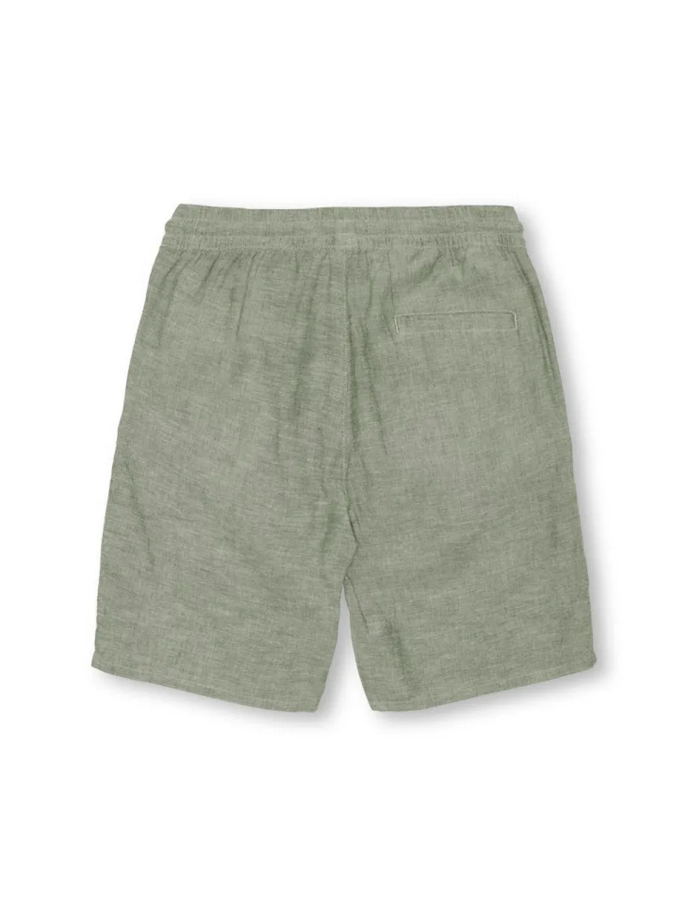 Only and Sons Junior shortsit, OSJCAIDEN LIFE LOOSE LINEN SHORTS Vihreä