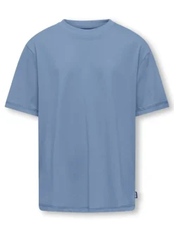 Only and Sons Junior t-paita, OSJMENES LOOSE SS O-NECK T-SHIRT Keskisininen