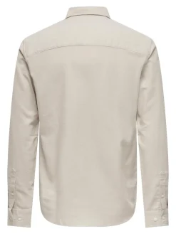 Only and Sons kauluspaita, GUDMUND SLIM SOLID Luonnonvalkoinen