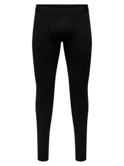 Only and Sons miesten alushousut, FITZ SOLID LONG JOHN Musta