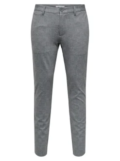 Only and Sons Miesten Chinot, MARK PANT DRESS BLUES NOS Harmaa Ruutu