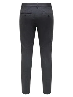 Only and Sons miesten chinot, MARK SLIM CHECK 020960 PANT Night Sky