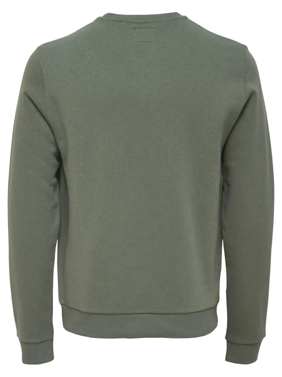 Only and Sons miesten collegepaita ONSCERES Crew Neck, vihreä