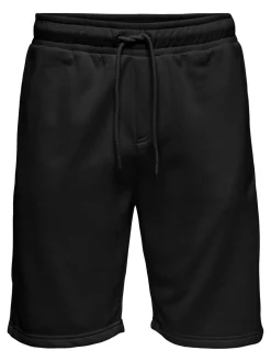 Only and Sons Miesten Collegeshortsit CERES LIFE SWEAT SHORT Black