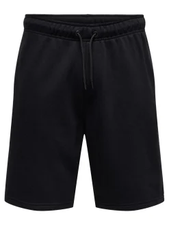 Only and Sons Miesten Collegeshortsit CERES LIFE SWEAT SHORT Black