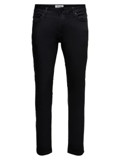 Only and Sons Miesten Farkut LOOM BLACK Musta