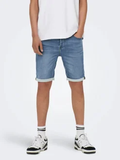 Only and Sons miesten farkkushortsit Blue Denim