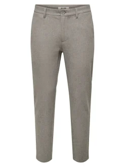 Only and Sons miesten housut, MARK SLIM BRUSHED PIQUE PANTS Falcon