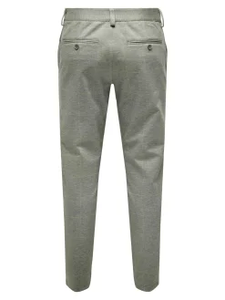 Only and Sons miesten housut Mark Tap Check, Ruskea Ruutu