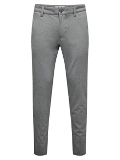 Only and Sons Miesten Housut, Mark Pant Medium Grey Melange