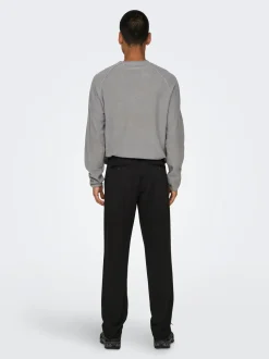 Only and Sons miesten housut, MARK REGULAR PANT Musta