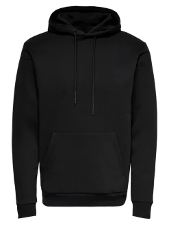 Only and Sons Miesten Huppari ONSCERES LIFE HOODIE SWEAT Musta