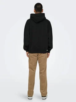 Only and Sons miesten huppari, TURNER LIFE VTG HOODIE SWEAT Musta