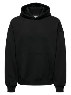 Only and Sons miesten huppari, TURNER LIFE VTG HOODIE SWEAT Musta