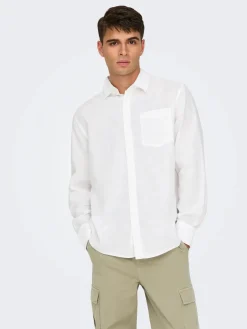 Only and Sons miesten kauluspaita, CAIDEN LIFE REG White