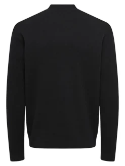 Only and Sons miesten neuletakki ONSTING LIFE REG LS CARDIGAN KNIT NOOS, musta