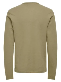 Only and Sons miesten paita, ASHFORD SLIM HENLEY Beige