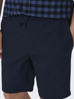Only and Sons miesten shortsit, LINUS COT SHORTS Tummansininen