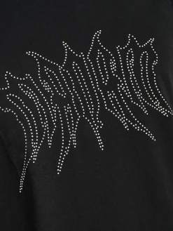 Only and Sons miesten t-paita, RHINESTONE RLX SS TEE Musta