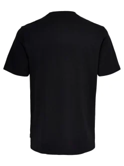 Only and Sons miesten t-paita, NIRVANA LIFE REG SS TEE Musta