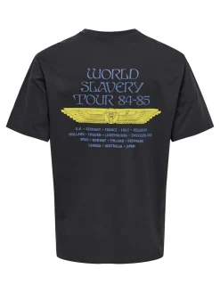 Only and Sons miesten t-paita, IRON MADEN T-SHIRT Phantom