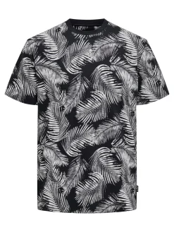 Only and Sons t-paita, PERRY REG LEAF Tummansininen