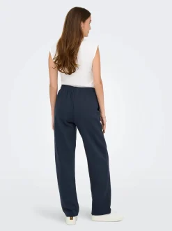 Only Naisten Collegehousut, Onldaze Straight Pants Noos Tummansininen