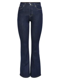 Only Naisten Farkut, FLARED RINSE DNM Tummansininen