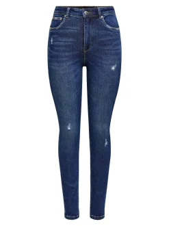 Only, Naisten Farkut, Mila Life Hw Sk Ank Bj374 Noos Indigo