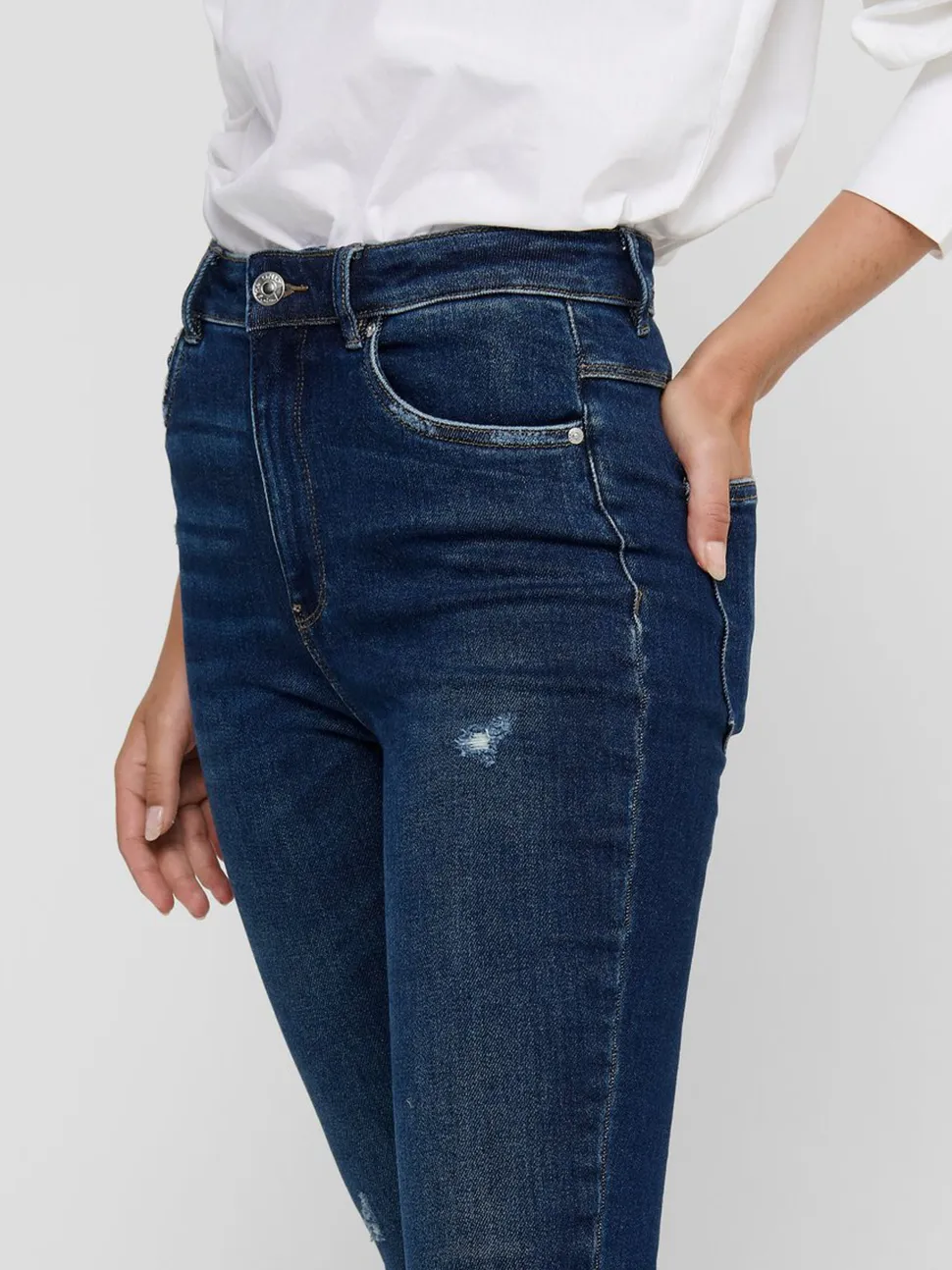 Only, Naisten Farkut, Mila Life Hw Sk Ank Bj374 Noos Indigo