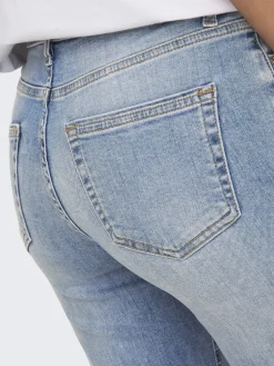 Only naisten farkut ONLBLUSH MID STRAIGHT DNM TAI467 NOOS, vaaleansininen