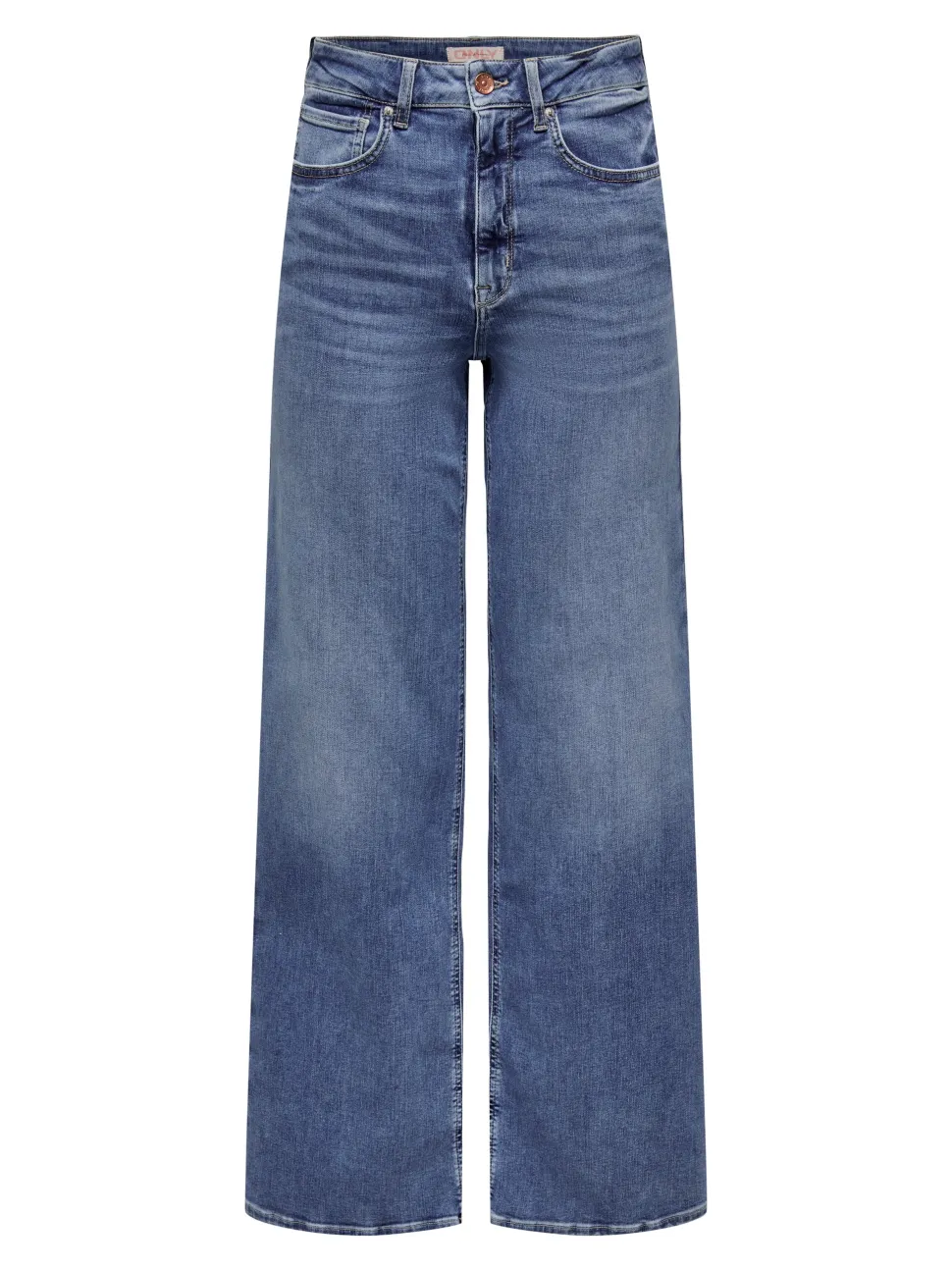 Only naisten farkut, ONLMADISON BLUSH WIDE DOT372 Indigo