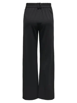 Only naisten housut ONLPOPTRASH LIFE MW STRAIGHT PNT NOOS, musta