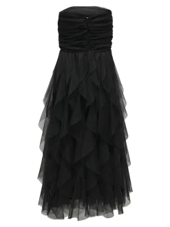 Only naisten mekko, ONLSKY SL LONG DRESS Musta