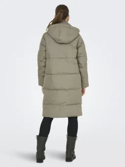 Only naisten toppatakki, ONLIRENE PUFFER COAT Kaakaonruskea