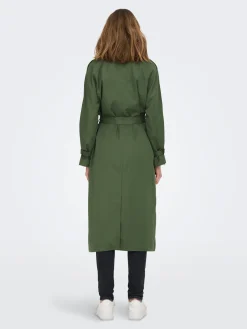 Only trenssi, ONLCHLOE TRENCHCOAT DOUBLE B. OTW Armeijanvihreä