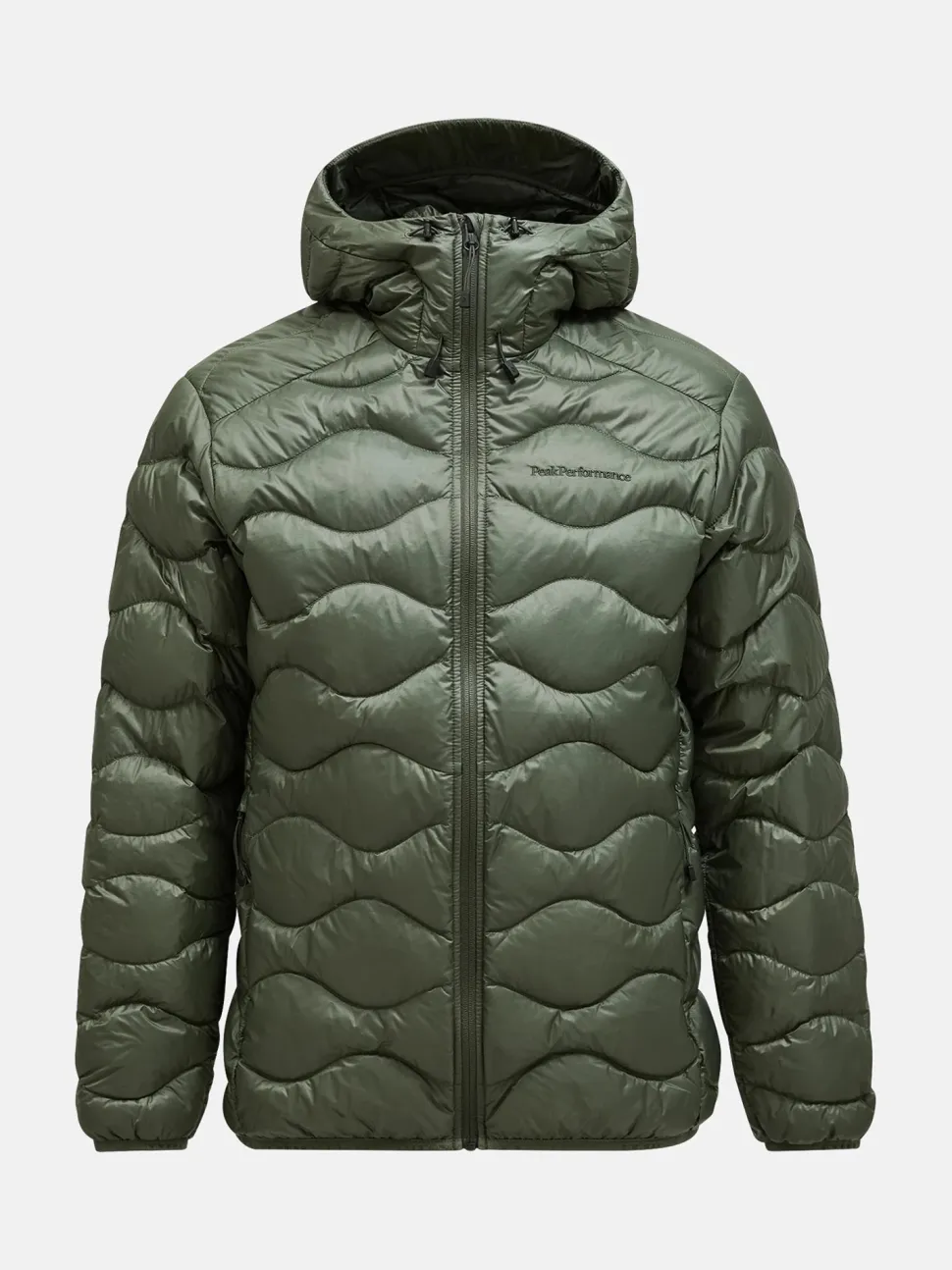 Peak Performance miesten takki M HELIUM DOWN HOOD JACKET, vihreä