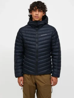 Peak Performance miesten kevytuntuvatakki, M FROST DOWN HOOD JACKET Musta