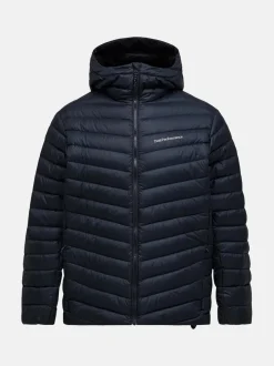 Peak Performance miesten kevytuntuvatakki, M FROST DOWN HOOD JACKET Musta