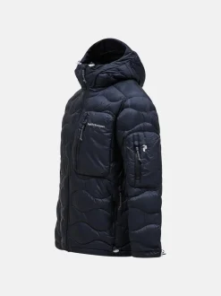 Peak Performance Miesten Untuvatakki, HELIUM UTILITY DOWN HOOD Musta