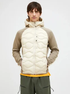 Peak Performance miesten takki, M HELIUM DOWN HYBRID HOOD Beige