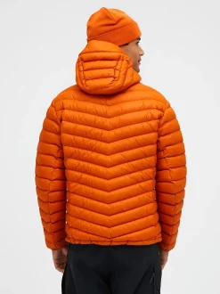 Peak Performance Miesten Untuvatakki, FROST DOWN HOOD JACKET Oranssi